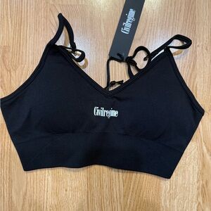 Civil Regime Kelly Seamless Bra Black Size Medium – NWT and Bag